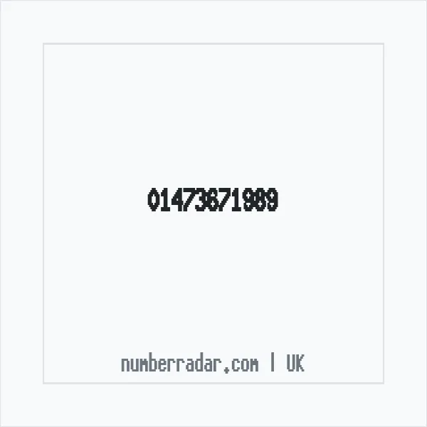 Reverse number check for +44 1473 671989 — who called me?