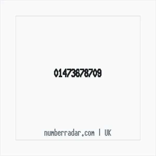 Reverse number check for +44 1473 678709 — who called me?