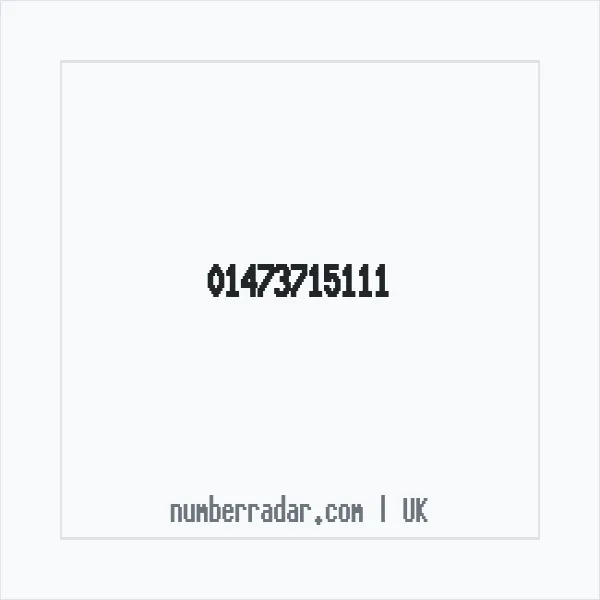 Reverse number check for +44 1473 715111 — who called me?