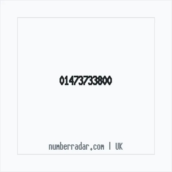 Reverse number check for +44 1473 733800 — who called me?