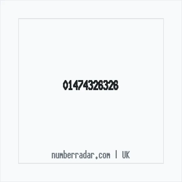Reverse number check for +44 1474 326326 — who called me?