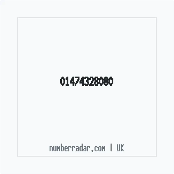 Reverse number check for +44 1474 328080 — who called me?