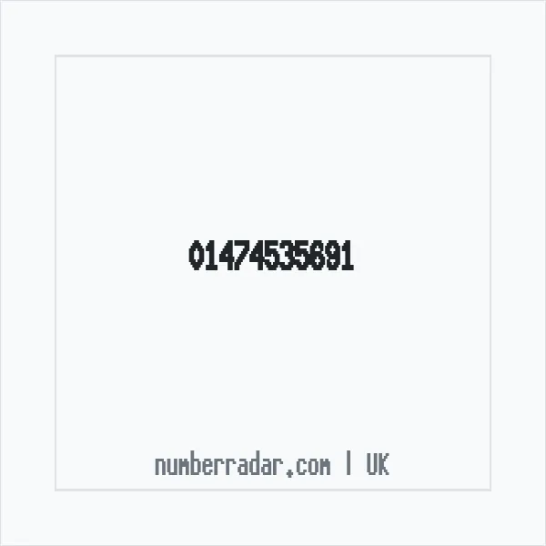 Reverse number check for +44 1474 535691 — who called me?