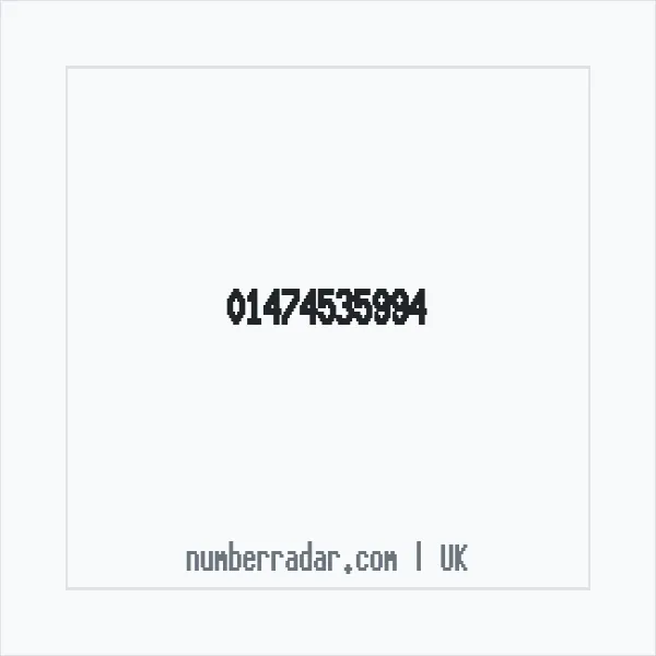 Reverse number check for +44 1474 535994 — who called me?