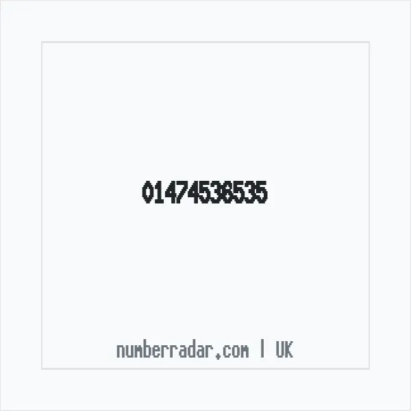 Reverse number check for +44 1474 536535 — who called me?