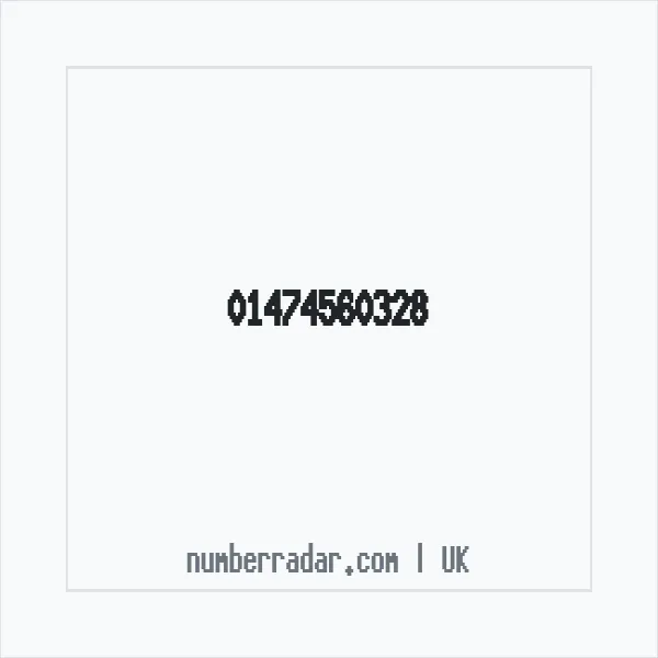 Reverse number check for +44 1474 560328 — who called me?