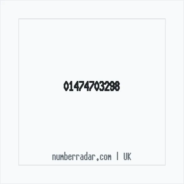 Reverse number check for +44 1474 703298 — who called me?
