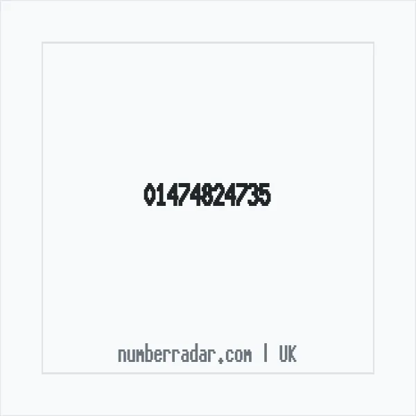 Reverse number check for +44 1474 824735 — who called me?