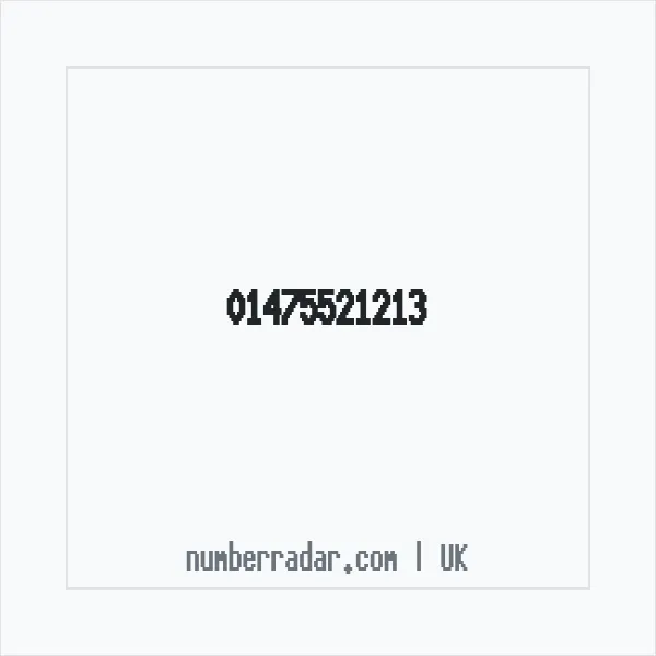 Reverse number check for +44 1475 521213 — who called me?