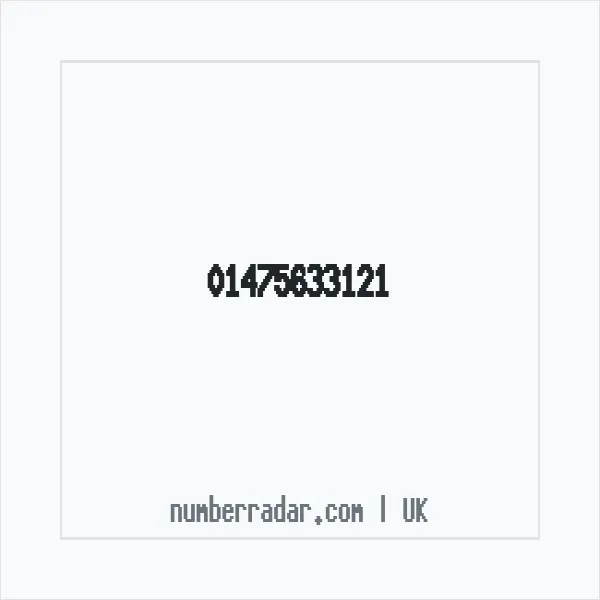Reverse number check for +44 1475 633121 — who called me?