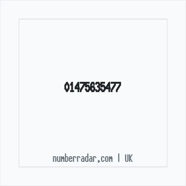 Reverse number check for +44 1475 635477 — who called me?