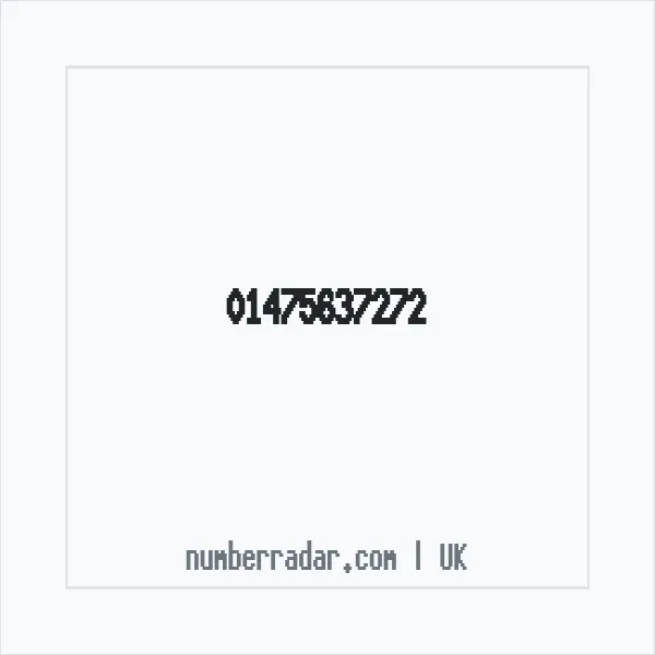 Reverse number check for +44 1475 637272 — who called me?