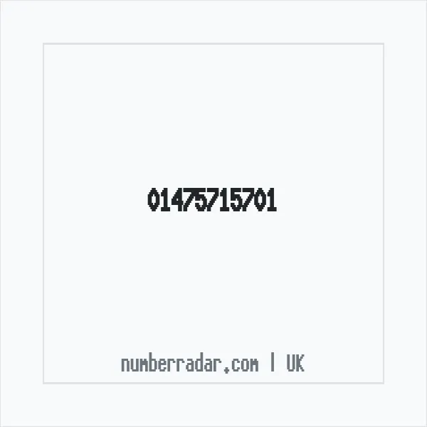 Reverse number check for +44 1475 715701 — who called me?
