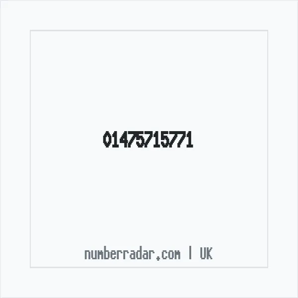Reverse number check for +44 1475 715771 — who called me?