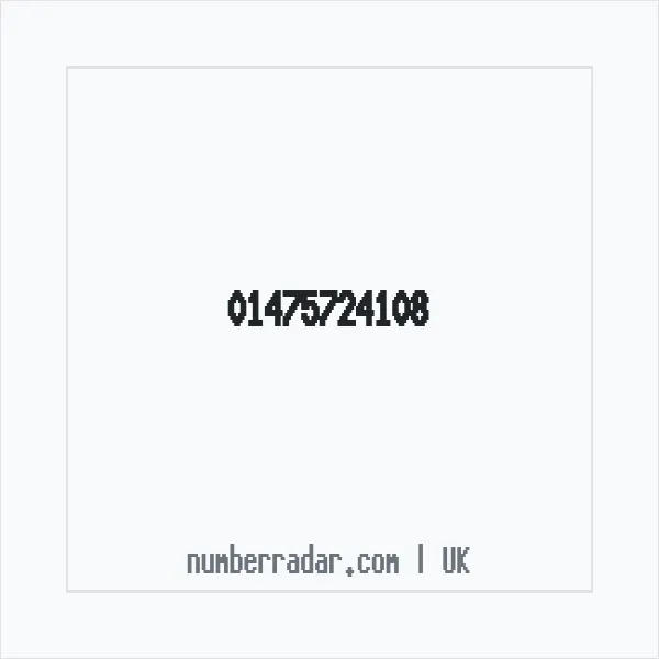 Reverse number check for +44 1475 724108 — who called me?