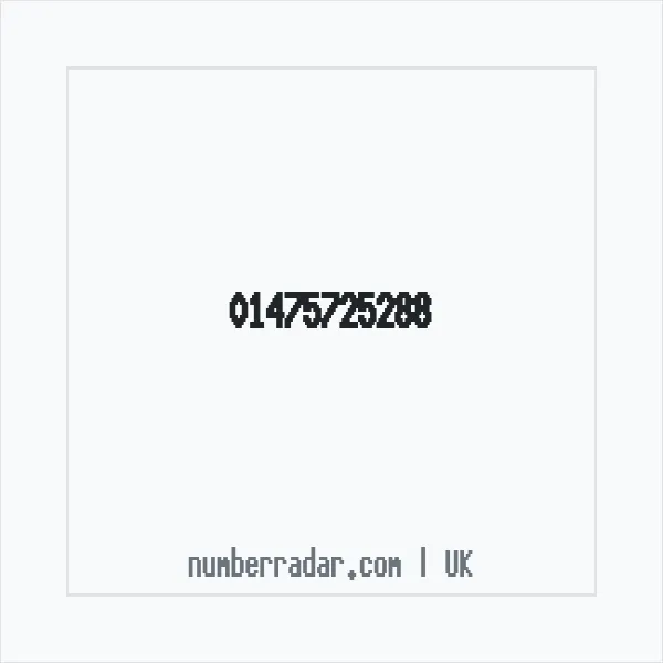 Reverse number check for +44 1475 725288 — who called me?