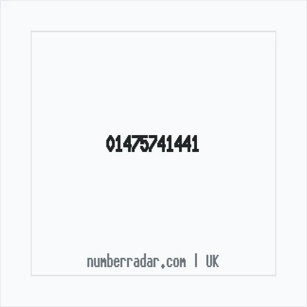 Reverse number check for +44 1475 741441 — who called me?