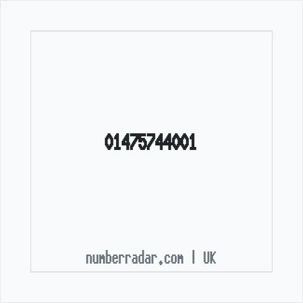 Reverse number check for +44 1475 744001 — who called me?