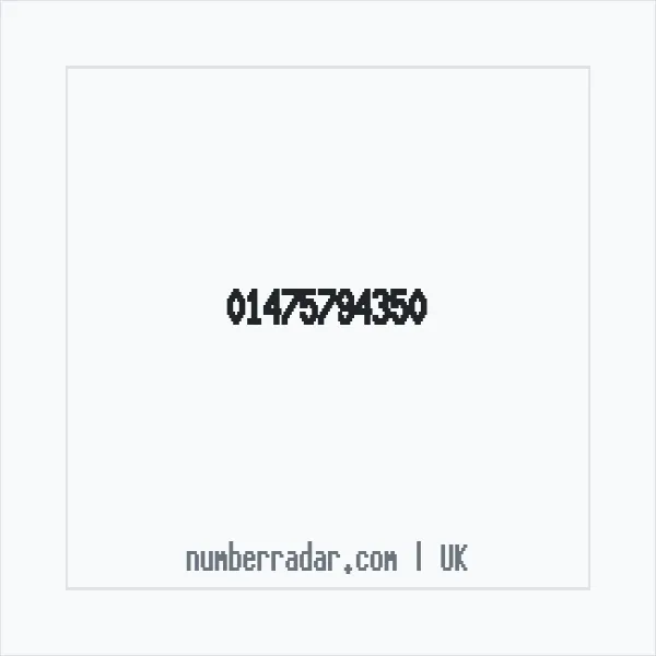 Reverse number check for +44 1475 794350 — who called me?