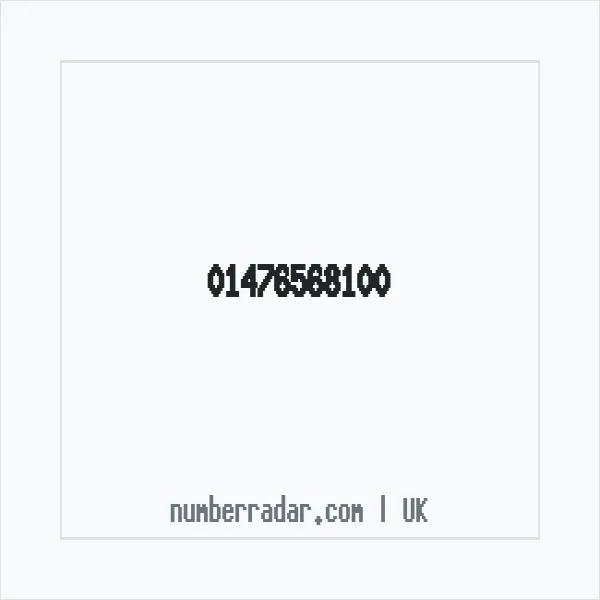 Reverse number check for +44 1476 568100 — who called me?