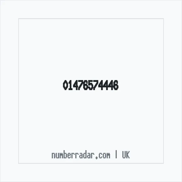 Reverse number check for +44 1476 574446 — who called me?