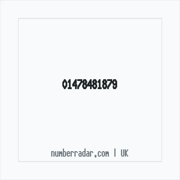 Reverse number check for +44 1478 481879 — who called me?