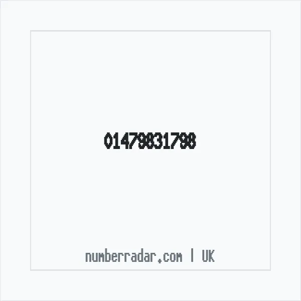 Reverse number check for +44 1479 831798 — who called me?