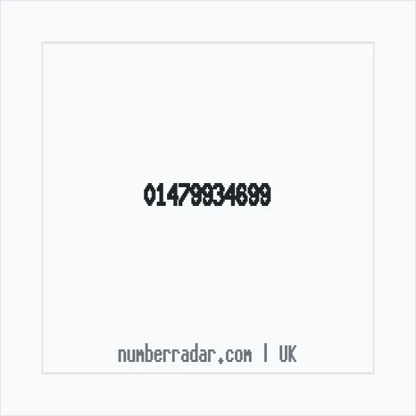Reverse number check for +44 1479 934699 — who called me?