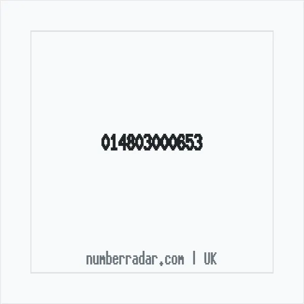 Reverse number check for +44 (1480) 300-065 — who called me?
