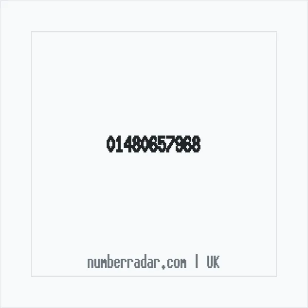 Reverse number check for +44 1480 657968 — who called me?