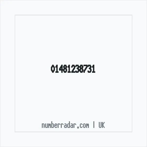 Reverse number check for +44 1481 238731 — who called me?
