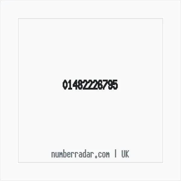 Reverse number check for +44 1482 226795 — who called me?