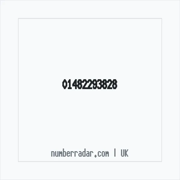 Reverse number check for +44 1482 293828 — who called me?