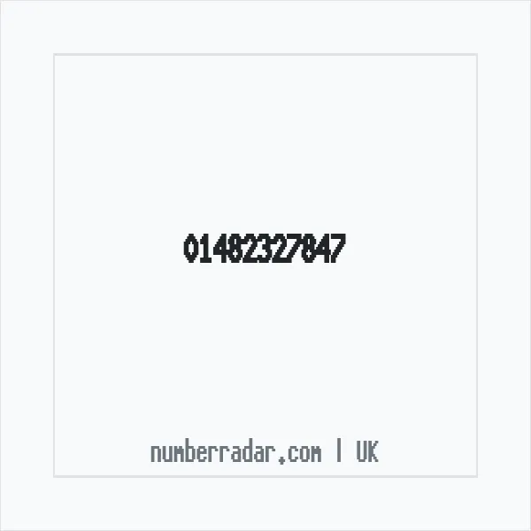 Reverse number check for +44 1482 327847 — who called me?
