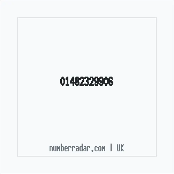 Reverse number check for +44 1482 329906 — who called me?