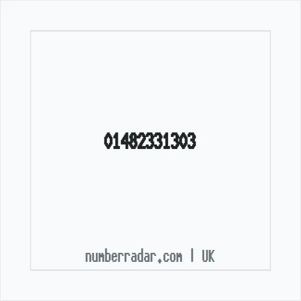 Reverse number check for +44 1482 331303 — who called me?