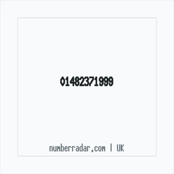 Reverse number check for +44 1482 371999 — who called me?