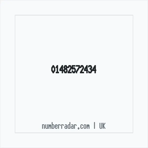 Reverse number check for +44 1482 572434 — who called me?
