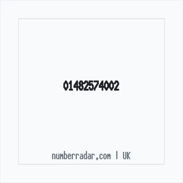 Reverse number check for +44 1482 574002 — who called me?