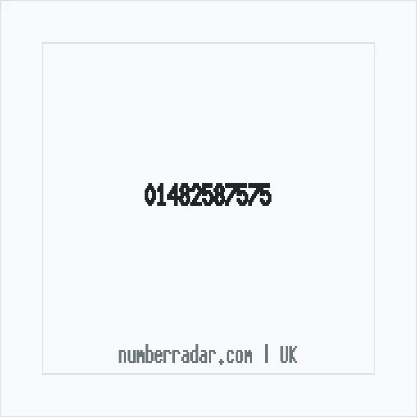 Reverse number check for +44 1482 587575 — who called me?