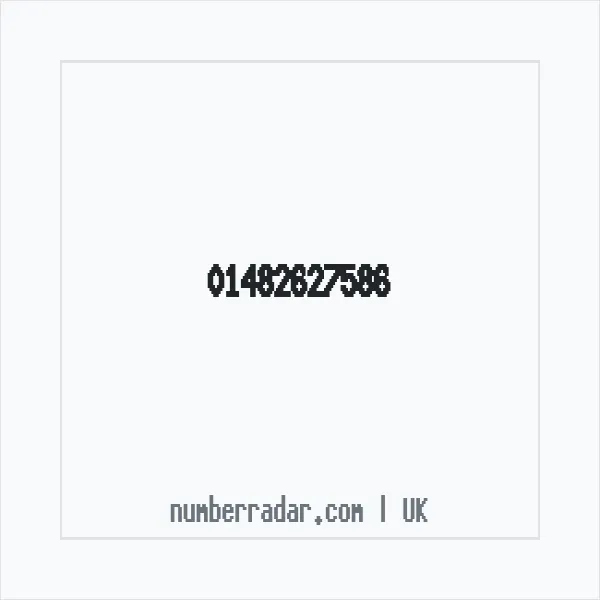 Reverse number check for +44 1482 627586 — who called me?