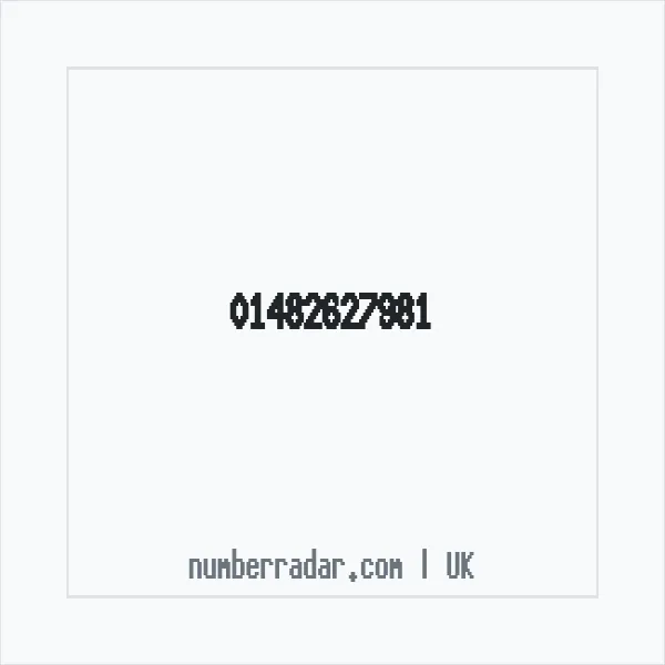 Reverse number check for +44 1482 627981 — who called me?