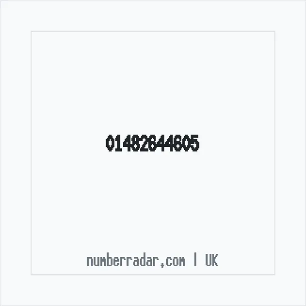 Reverse number check for +44 1482 644605 — who called me?
