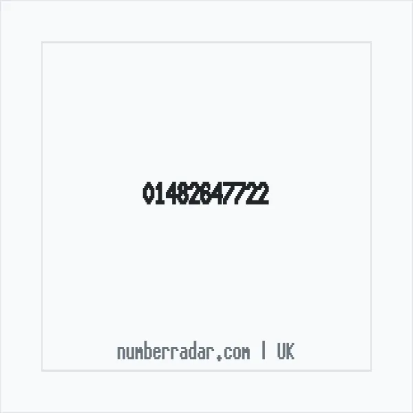 Reverse number check for +44 1482 647722 — who called me?