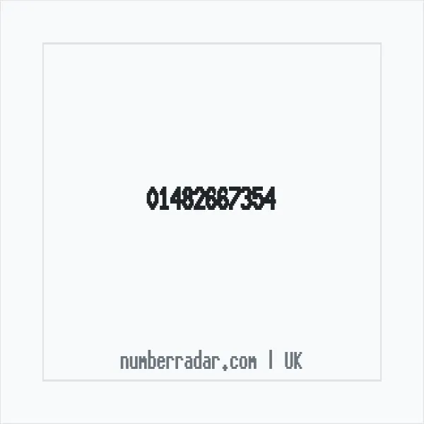 Reverse number check for +44 1482 667354 — who called me?