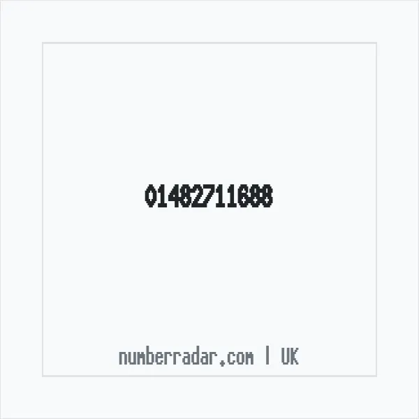 Reverse number check for +44 1482 711688 — who called me?