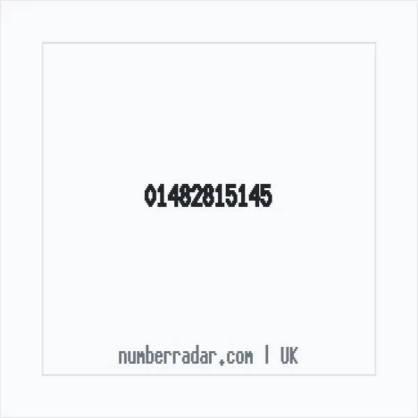 Reverse number check for +44 1482 815145 — who called me?