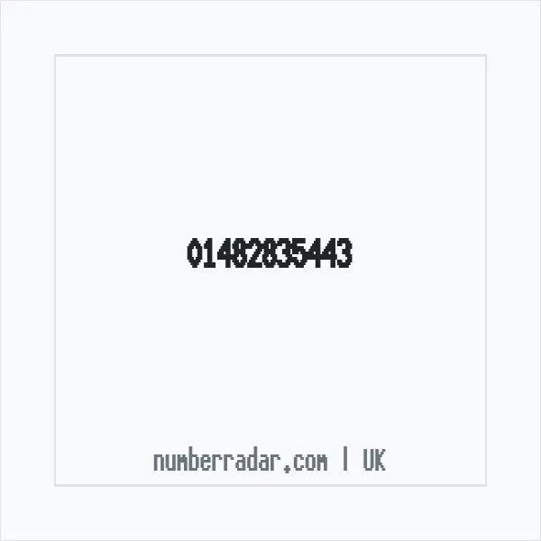 Reverse number check for +44 1482 835443 — who called me?