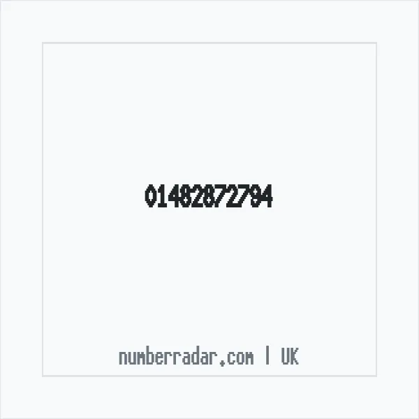Reverse number check for +44 1482 872794 — who called me?