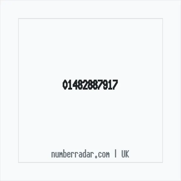 Reverse number check for +44 1482 887917 — who called me?